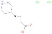 1-(Piperidin-4-yl)azetidine-3-carboxylic acid dihydrochloride