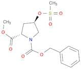 (2S,4R)-1-Benzyl 2-methyl 4-((methylsulfonyl)oxy)pyrrolidine-1,2-dicarboxylate