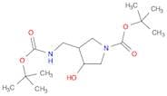 4-Boc-aminomethyl-1-n-boc-pyrrolidin-3-ol