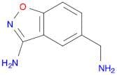 1,2-Benzisoxazole-5-methanamine,3-amino-(9CI)