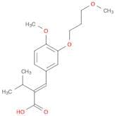 (E)-2-(4-Methoxy-3-(3-methoxypropoxy)benzylidene)-3-methylbutanoic acid