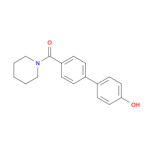 4-[4-(Piperidine-1-carbonyl)phenyl]phenol