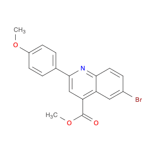 Methyl 6-bromo-2-(4-methoxyphenyl)quinoline-4-carboxylate