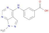 3-[(1-methyl-1H-pyrazolo[3,4-d]pyrimidin-4-yl)amino]benzoic acid