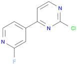 2-Chloro-4-(2-fluoropyridin-4-yl)pyrimidine