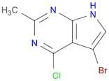 5-Bromo-4-chloro-2-methyl-7H-pyrrolo[2,3-d]pyrimidine