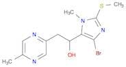 1-(4-Bromo-1-methyl-2-(methylthio)-1H-imidazol-5-yl)-2-(5-methylpyrazin-2-yl)ethanol