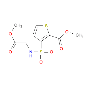 Methyl 3-(N-(2-methoxy-2-oxoethyl)sulfamoyl)thiophene-2-carboxylate