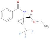 Ethyl (1S,2R)-1-benzamido-2-(trifluoromethyl)cyclopropanecarboxylate