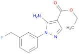 Ethyl 5-amino-1-(3-(fluoromethyl)phenyl)-1H-pyrazole-4-carboxylate
