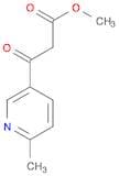 methyl 3-(6-methylpyridin-3-yl)-3-oxopropanoate