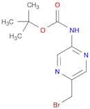 Carbamic acid, N-​[5-​(bromomethyl)​-​2-​pyrazinyl]​-​, 1,​1-​dimethylethyl ester