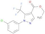 Ethyl 1-(3-chlorophenyl)-5-(trifluoromethyl)-1H-pyrazole-4-carboxylate