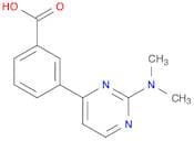 3-(2-(Dimethylamino)pyrimidin-4-yl)benzoic acid