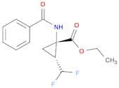 Ethyl (1S,2R)-1-benzamido-2-(difluoromethyl)cyclopropanecarboxylate