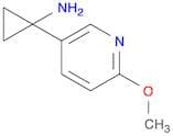 1-(6-Methoxypyridin-3-yl)cyclopropanamine