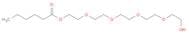 Hexanoic acid, 14-hydroxy-3,6,9,12-tetraoxatetradec-1-yl ester