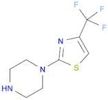 1-[4-(trifluoromethyl)-1,3-thiazol-2-yl]piperazine
