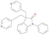 1-phenyl-3,3-bis(pyridin-4-ylmethyl)indol-2-one