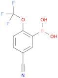 (5-Cyano-2-(trifluoromethoxy)phenyl)boronic acid