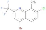 4-Bromo-7-chloro-8-methyl-2-(trifluoromethyl)quinoline