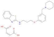 N-(3-(3-(Piperidin-1-ylmethyl)phenoxy)propyl)benzo[d]thiazol-2-amine dimaleate