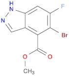 Methyl 5-bromo-6-fluoro-1H-indazole-4-carboxylate