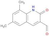 6,8-dimethyl-2-oxo-1,2-dihydro-3-quinolinecarbaldehyde