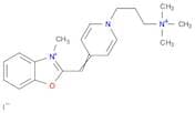 3-Methyl-2-((1-(3-(trimethylammonio)propyl)pyridin-4(1H)-ylidene)methyl)benzo[d]oxazol-3-ium iodide