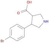 4-(4-Bromophenyl)pyrrolidine-3-carboxylic acid