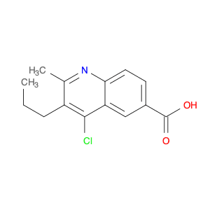 4-Chloro-2-methyl-3-propylquinoline-6-carboxylic acid