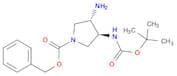(3S,4S)-Benzyl 3-amino-4-((tert-butoxycarbonyl)amino)pyrrolidine-1-carboxylate