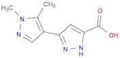 1',5'-Dimethyl-1'H,2H-[3,4'-bipyrazole]-5-carboxylic acid