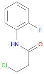 3-Chloro-N-(2-fluorophenyl)propanamide