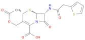 (6R,7R)-3-[(acetyloxy)methyl]-8-oxo-7-[2-(thiophen-2-yl)acetamido]-5-thia-1-azabicyclo[4.2.0]oct-2…