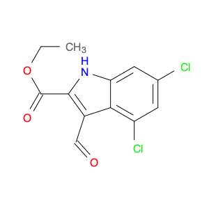 Ethyl 4,6-dichloro-3-formyl-1H-indole-2-carboxylate
