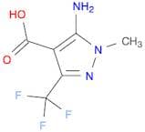 5-Amino-1-methyl-3-(trifluoromethyl)-1H-pyrazole-4-carboxylic acid