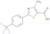 4-Methyl-2-(4-(trifluoromethyl)phenyl)thiazole-5-carboxylic acid