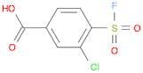 Benzoicacid, 3-chloro-4-(fluorosulfonyl)-