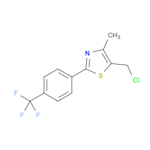 5-(Chloromethyl)-4-methyl-2-(4-(trifluoromethyl)phenyl)thiazole