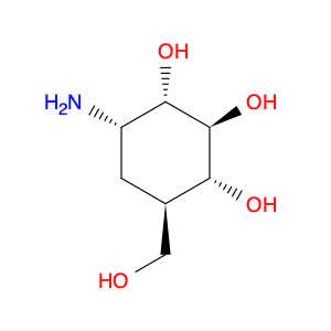 (1R,2S,3S,4S,6R)-4-Amino-6-(hydroxymethyl)cyclohexane-1,2,3-triol