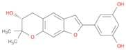 5-[(6R)-6,7-Dihydro-6-hydroxy-7,7-dimethyl-5H-furo[3,2-g][1]benzopyran-2-yl]-1,3-benzenediol