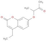 4-ethyl-7-(1-methyl-2-oxopropoxy)-2H-chromen-2-one