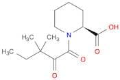 2-Piperidinecarboxylic acid, 1-(3,3-dimethyl-1,2-dioxopentyl)-, (2S)-