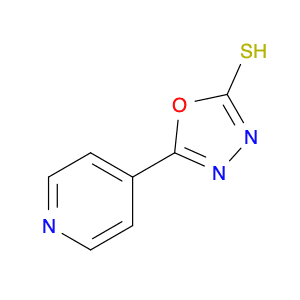 1,3,4-Oxadiazole-2(3H)-thione,5-(4-pyridinyl)-