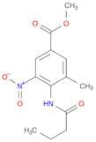 Methyl 4-(butyrylamino)-3-methyl-5-nitrobenzoate
