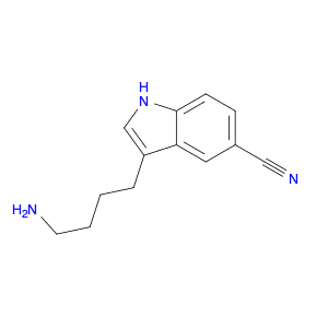 1H-Indole-5-carbonitrile, 3-(4-aminobutyl)-