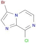 Imidazo[1,​2-​a]​pyrazine, 3-​bromo-​8-​chloro-