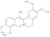 Dibenzo[a,g]quinolizinium,5,6-dihydro-2,3,9,10-tetramethoxy-13-methyl-