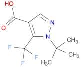 1-(tert-Butyl)-5-(trifluoromethyl)-1H-pyrazole-4-carboxylic acid